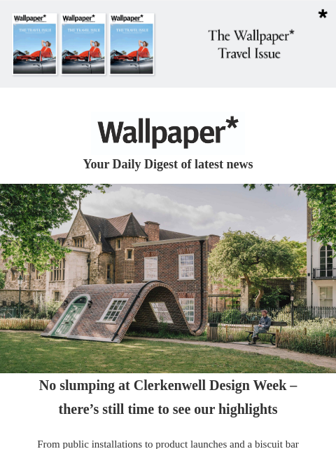 Plus, Polaroid x MoMA, Thomas Heatherwick's Longchamp NYC makeover, London's Fashion in Film Festival ‌ ‌ ‌ ‌ ‌ ‌ ‌ ‌ ‌ ‌ ‌ ‌ ‌ Wallpaper* Your Daily Digest of latest news art installation