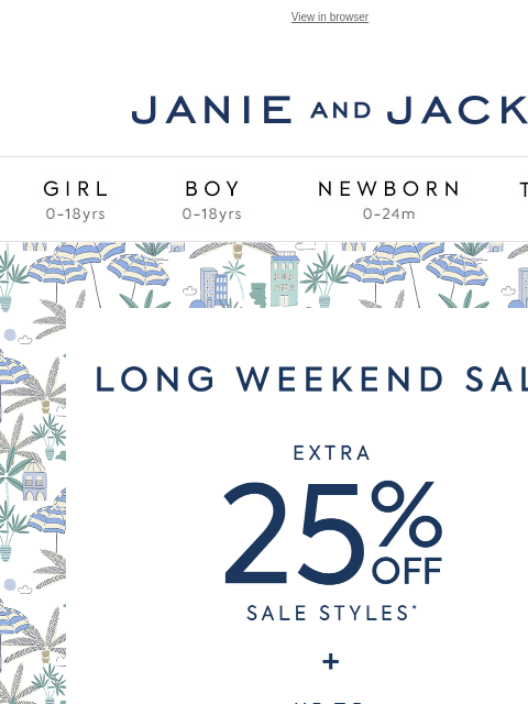 Plus, up to 70% off 100s of favorites. View in browser Stores Janie and Jack Girl Boy Newborn Tween Janie and Jack Girl Boy Newborn Tween Girl Boy Newborn Girl Newborn Boy Accessories Sale Gift