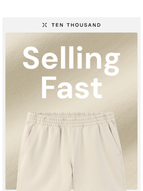tenthousand newsletter: Selling Fast: Heavyweight Core Short