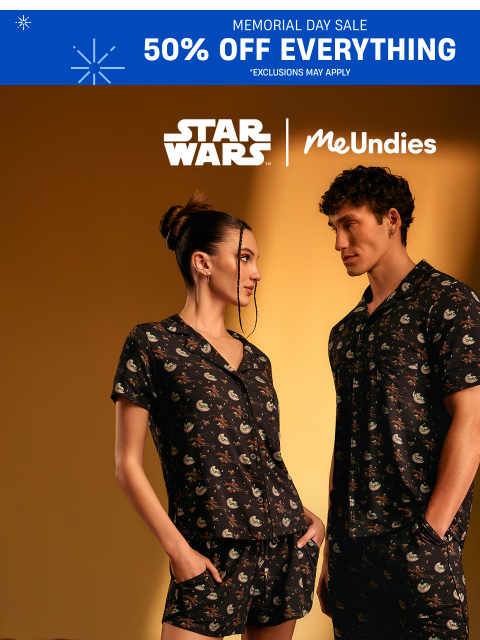 meundies newsletter: Explore a galaxy far far softer