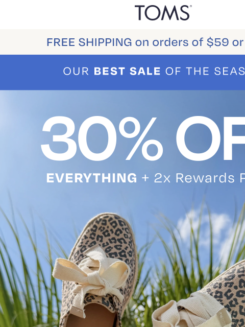 toms newsletter: Friends & Family Event: Leopard Edit