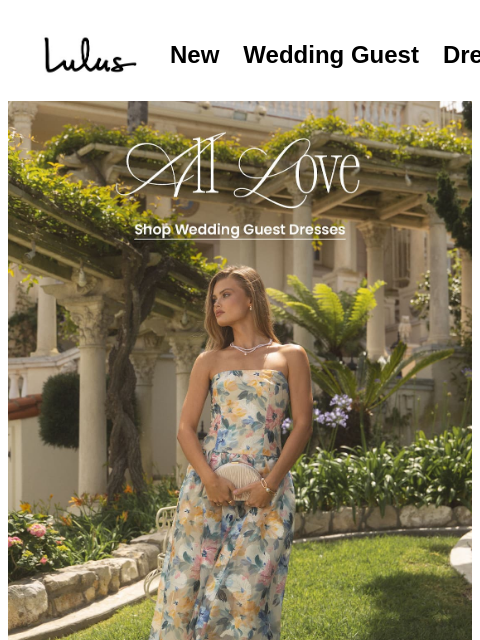 lulus newsletter: NEW GUEST DRESSES 💐