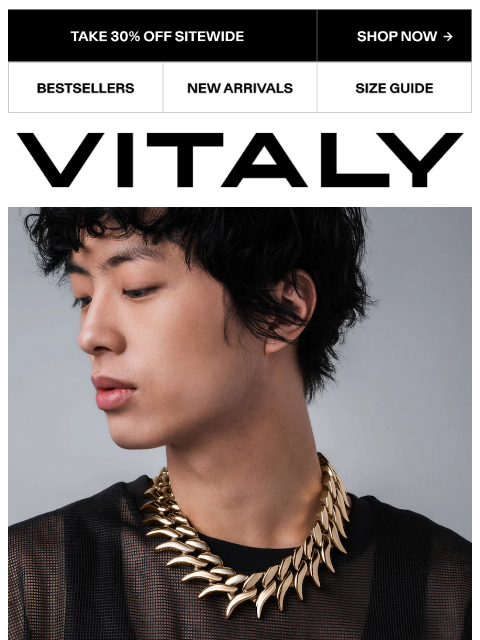 vitalydesign newsletter: PARALYZE: Back In Gold