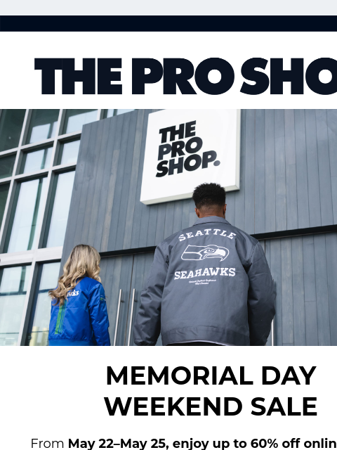 seahawksemail newsletter: Enjoy Up to 60% Off for Memorial Day