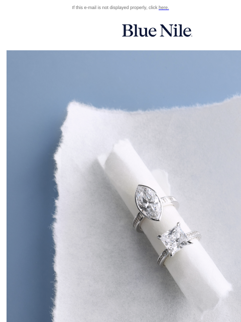bluenile newsletter: Jewelry Informed By Excellence