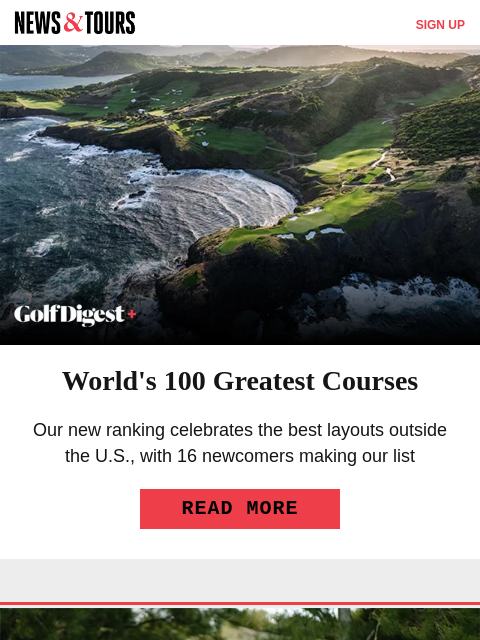golfdigest newsletter: 10 things for the CJ Cup Byron Nelson