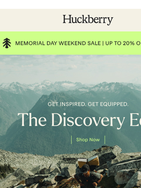 huckberry newsletter: Our Picks Heading Into the Long Weekend