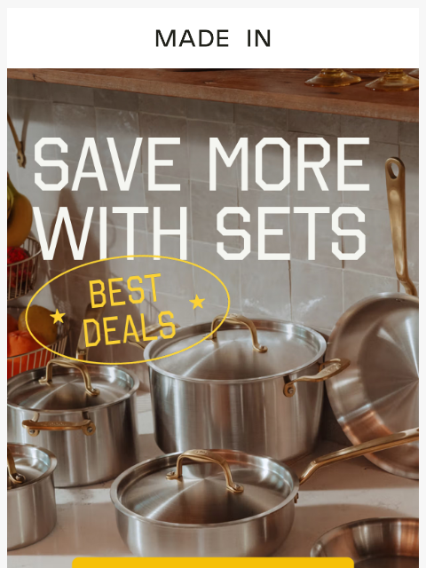 madeincookware newsletter: 🔥 The Best Savings of the Sale