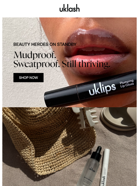 uklash newsletter: Your beauty line-up = sorted 🎸✨