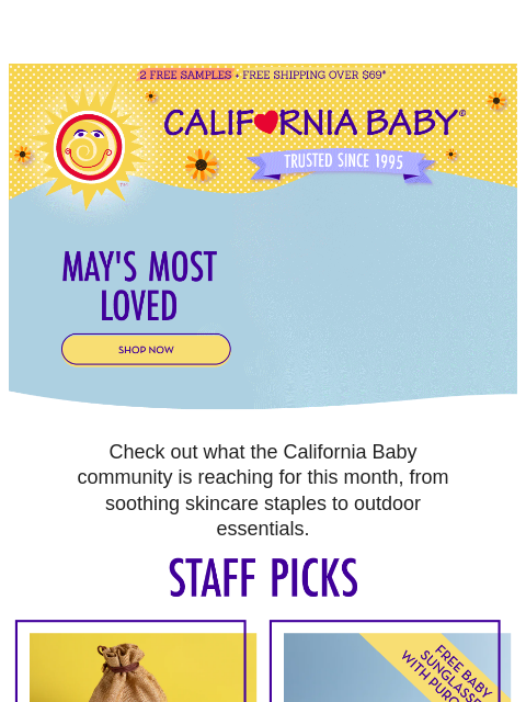 californiababy newsletter: Your May Essentials, Handpicked ♥️