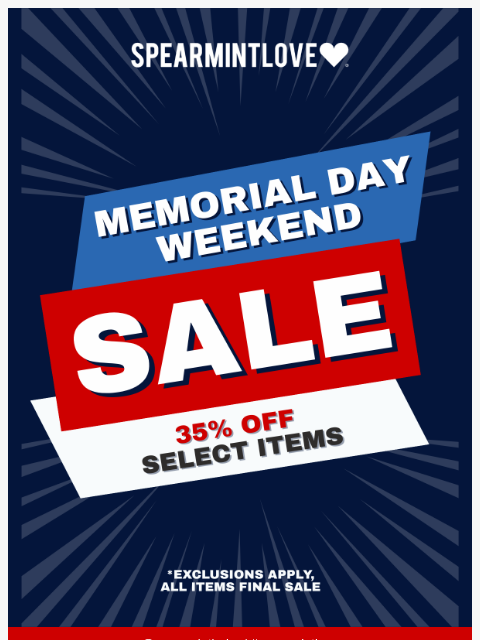 Don't wait! Celebrate the long weekend with 35% off your favorites. Exclusions apply. ͏ ͏ ͏ ͏ ͏ ͏ ͏ ͏ ͏ ͏ ͏ ͏ ͏ ͏ ͏ ͏ ͏ ͏ ͏ ͏ ͏ ͏ ͏ ͏ ͏ ͏ ͏ ͏ ͏ ͏ ͏ ͏ ͏ ͏ ͏ ͏ ͏ ͏ ͏ ͏ ͏ ͏ ͏ ͏ ͏ ͏ ͏ ͏ ͏ ͏ ͏ ͏ ͏ ͏ ͏ ͏