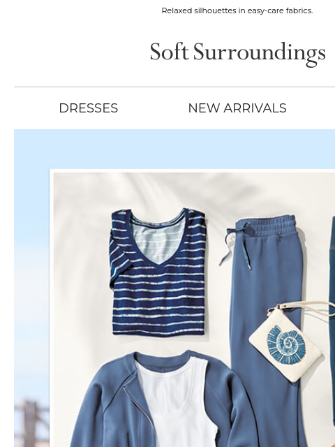 softsurroundings newsletter: Ready-to-Go Weekend Style