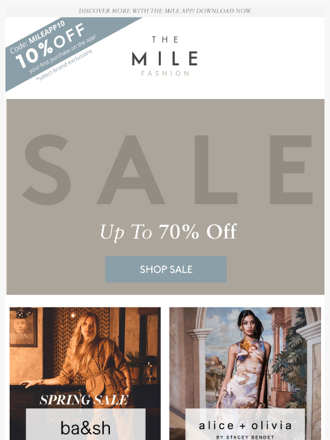 orchardmile newsletter: This Weekend’s Must-Shop Sale Starts Today