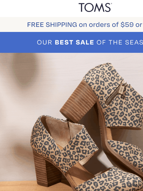 toms newsletter: Best Sale of the Season: Prints & Patterns