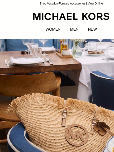 michaelkorsmail newsletter: Refined, Relaxed And Ready For Summer