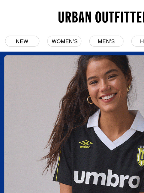 urbanoutfitters newsletter: EXCLUSIVE DROP: Umbro ⚽