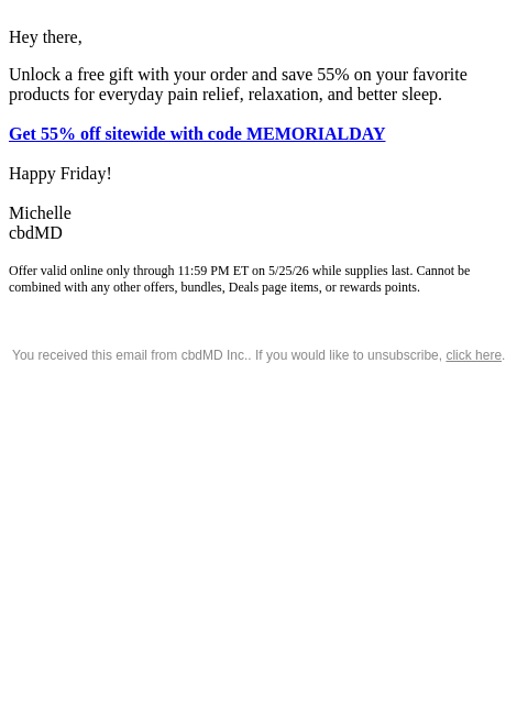 cbdmd newsletter: Guys, Your Free Gift Is Waiting