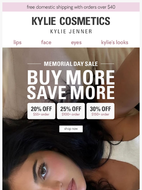 kyliecosmetics newsletter: our BIGGEST sale of the summer 🌴