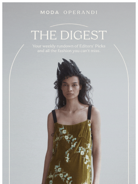 modaoperandi newsletter: Meet HARRIS TAPPER, the label on everyone’s lips