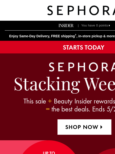 sephora newsletter: Save up to 50% on select beauty 💄 Plus spend $75 ...