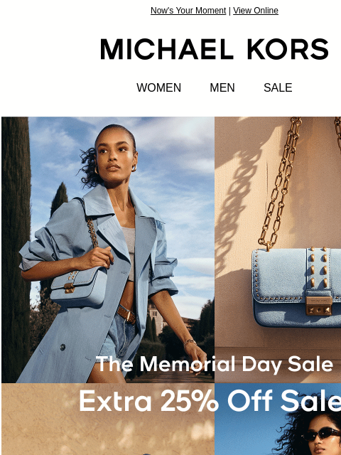 michaelkorsmail newsletter: Your Summer Look Is An Extra 25% Off