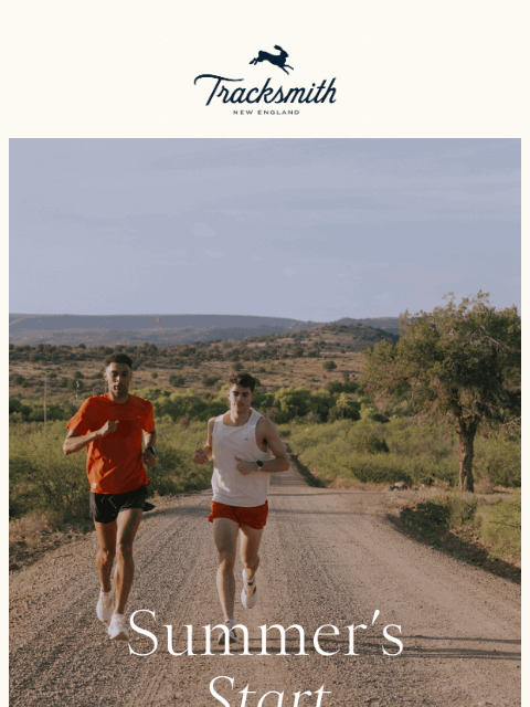 tracksmith newsletter: Cheers to the Long (Run) Weekend