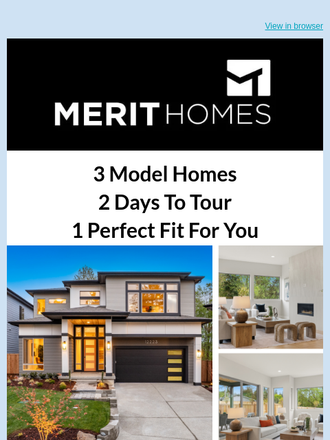merithomesinc newsletter: You're Invited - We are OPEN this long weekend!