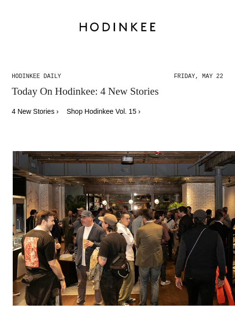 hodinkee newsletter: Hodinkee Daily | 05/22/2026