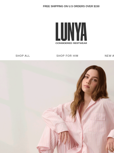 lunya newsletter: SPRING FAVES (ON SALE)