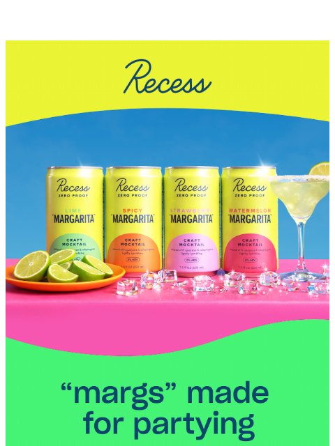 takearecess newsletter: more than just a mocktail