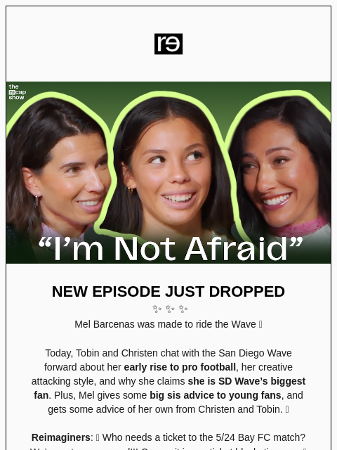 re-website newsletter: On the Attack with Mel Barcenas