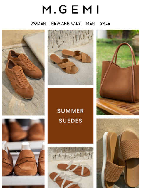 mgemi newsletter: Why We Love Suede For Summer