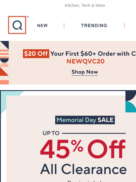 Kitchen, Tech & More QVC New TRENDING DEALS Unlock $20 off Your First Purchase tarte Lights, Camera, Lashes Mascara Trio tarte Lights, Camera, Lashes Mascara Trio Shop Now Cliffs by White Mountain