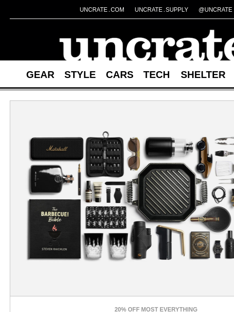 uncrate newsletter: Uncrate Supply Memorial Day Sale & more