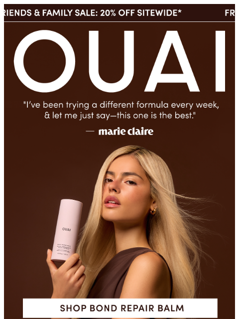 theouai newsletter: In the news & 20% off now
