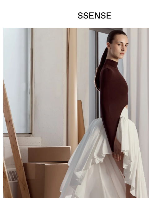 ssense newsletter: The Brands Setting the Tone This Season