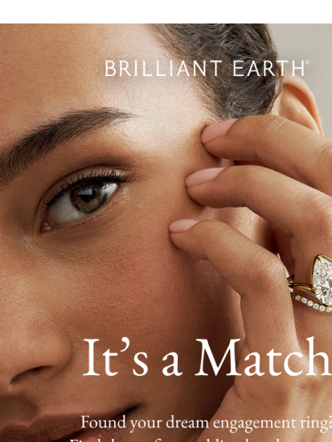 brilliantearth newsletter: Make it a set worth staring at