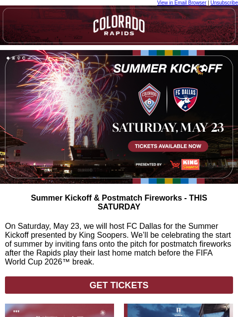 thecoloradorapids newsletter: The Rapids are going to the Lamar Hunt U.S. Open C...