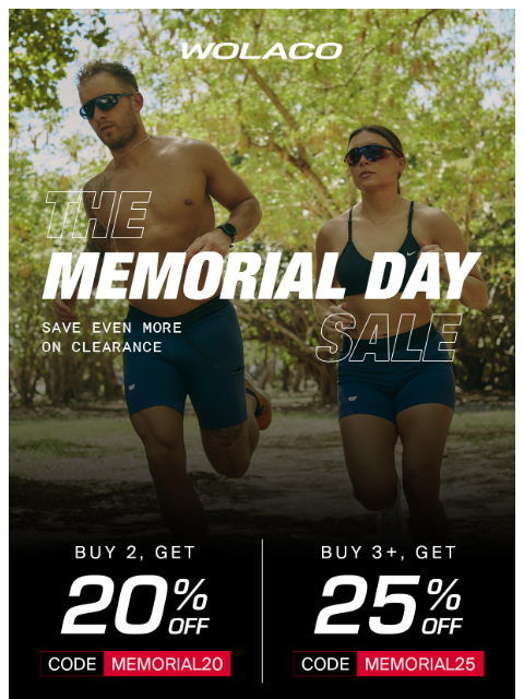 wolaco newsletter: SAVE MORE ON CLEARANCE 👀