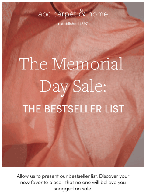 abchome newsletter: Up to 30% Off Bestsellers!