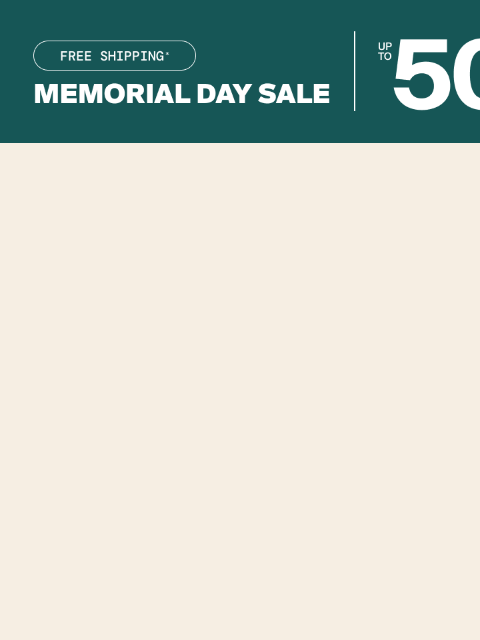 burrow newsletter: Up to 50% off your staycation