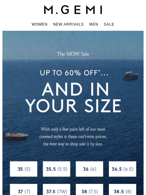 mgemi newsletter: Reminder: Up To 60% Off!