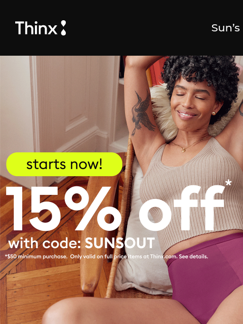 15% off period underwear with code SUNSOUT. ‌ ‌ ‌ ‌ ‌ ‌ ‌ ‌ ‌ ‌ ‌ ‌ ‌ ‌ ‌ ‌ ‌ ‌ ‌ ‌ ‌ ‌ ‌ ‌ ‌ ‌ ‌ ‌ ‌ ‌ ‌ ‌ ‌ ‌ ‌ ‌ ‌ ‌ ‌ ‌ ‌ ‌ ‌ ‌ ‌ ‌ ‌ ‌ ‌ ‌ ‌ ‌ ‌ ‌ ‌ ‌ ‌ ‌ ‌ ‌ ‌ ‌ ‌ ‌ ‌ ‌ ‌ ‌ ‌ ‌ ‌ ‌ ‌ ‌ ‌ ‌ ‌ ‌ ‌