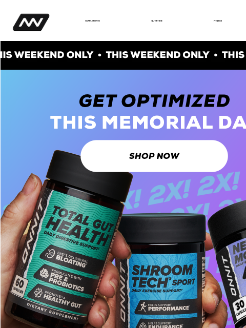 Don't miss this limited time offer. Memorial Day weekend is here, and we're celebrating with big bonuses: 10% OFF YOUR FIRST ORDER: Stock up and save on your first order with code MOBILE10**