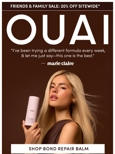 theouai newsletter: “Like a dry cleaner for your scalp & hair”