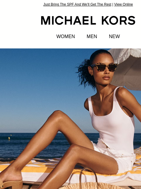 michaelkorsmail newsletter: You Belong At The Beach—And So Do These