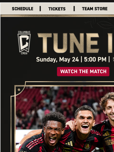 atlutd newsletter: It's Matchday | TODAY  5:00 pm
