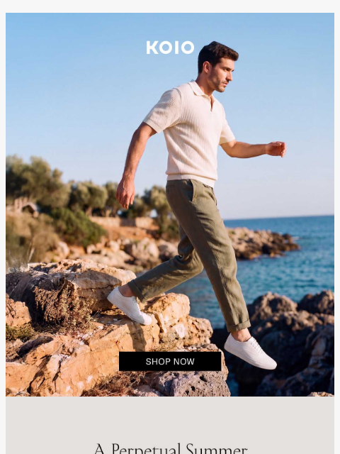 koio newsletter: Your Passport to a Perpetual Summer: The Portofino