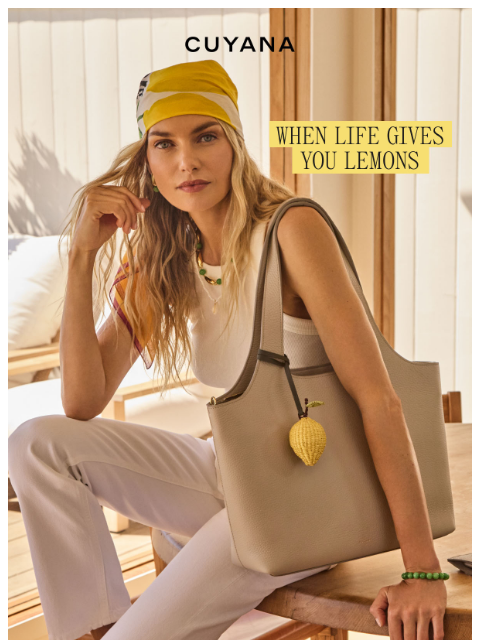cuyana newsletter: Wear Your Summer Fruits