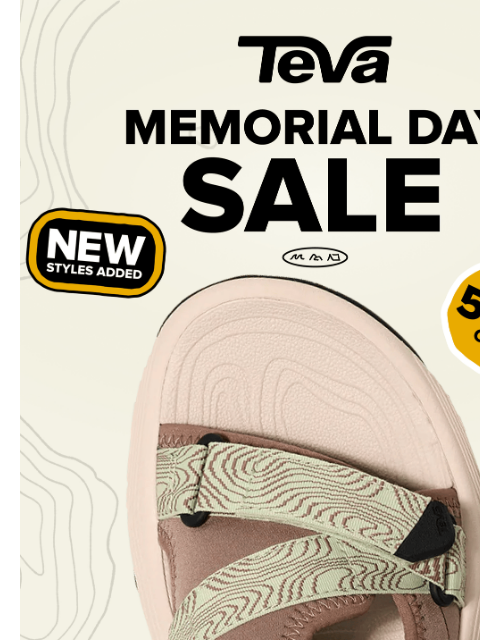 teva newsletter: New Markdowns Added! 50% Off